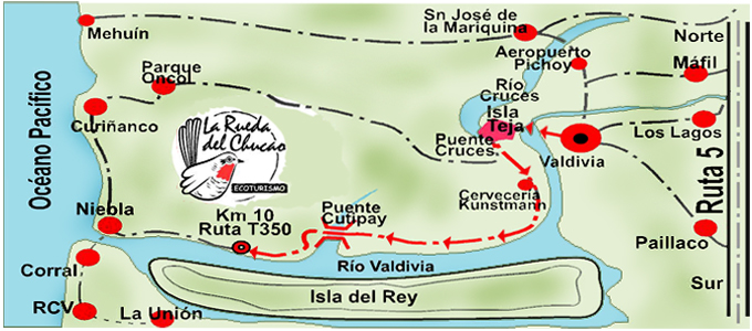 Rutas de Acceso a Valdivia